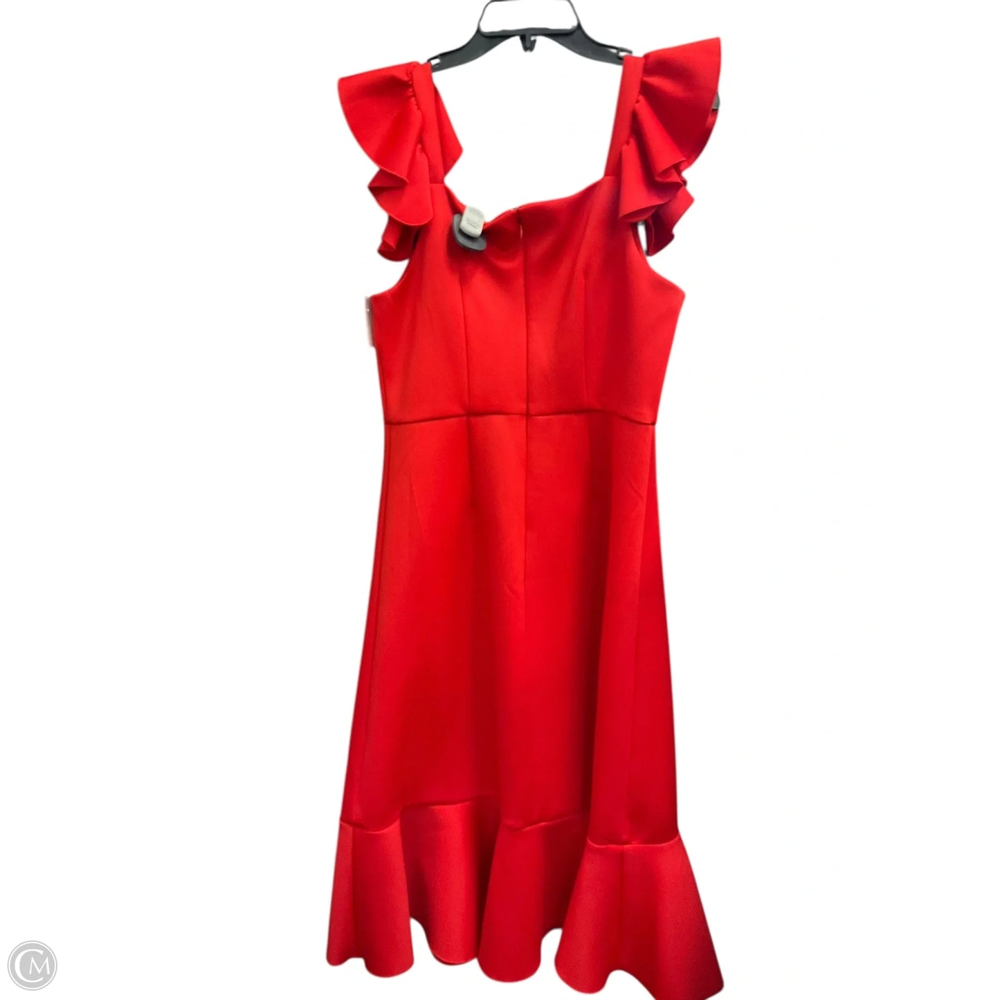 Dress Party Midi By Betsey Johnson In Red, Size: 10