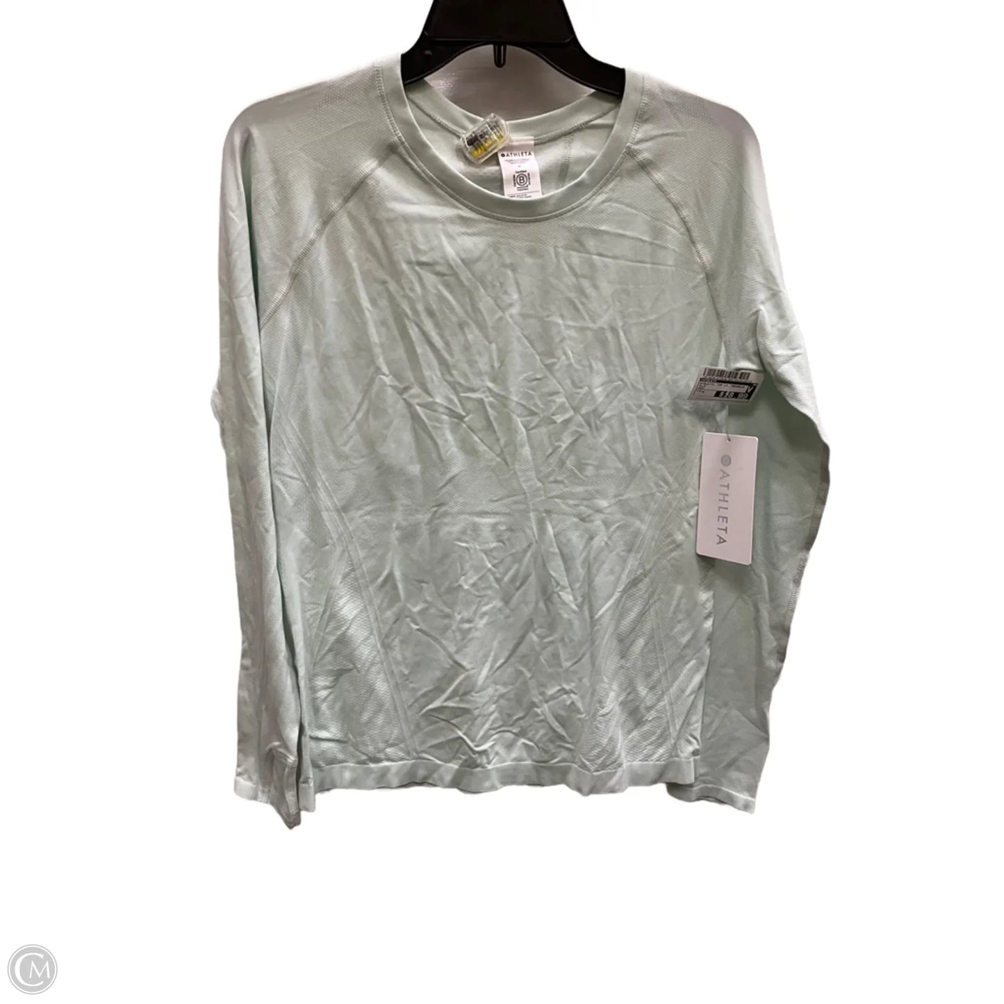 Athletic Top Long Sleeve Crewneck By Athleta In Blue, Size: M