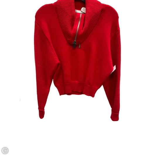Sweater By Zara In Red, Size: S