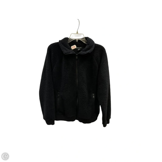 Jacket Fleece By Athleta In Black, Size: M