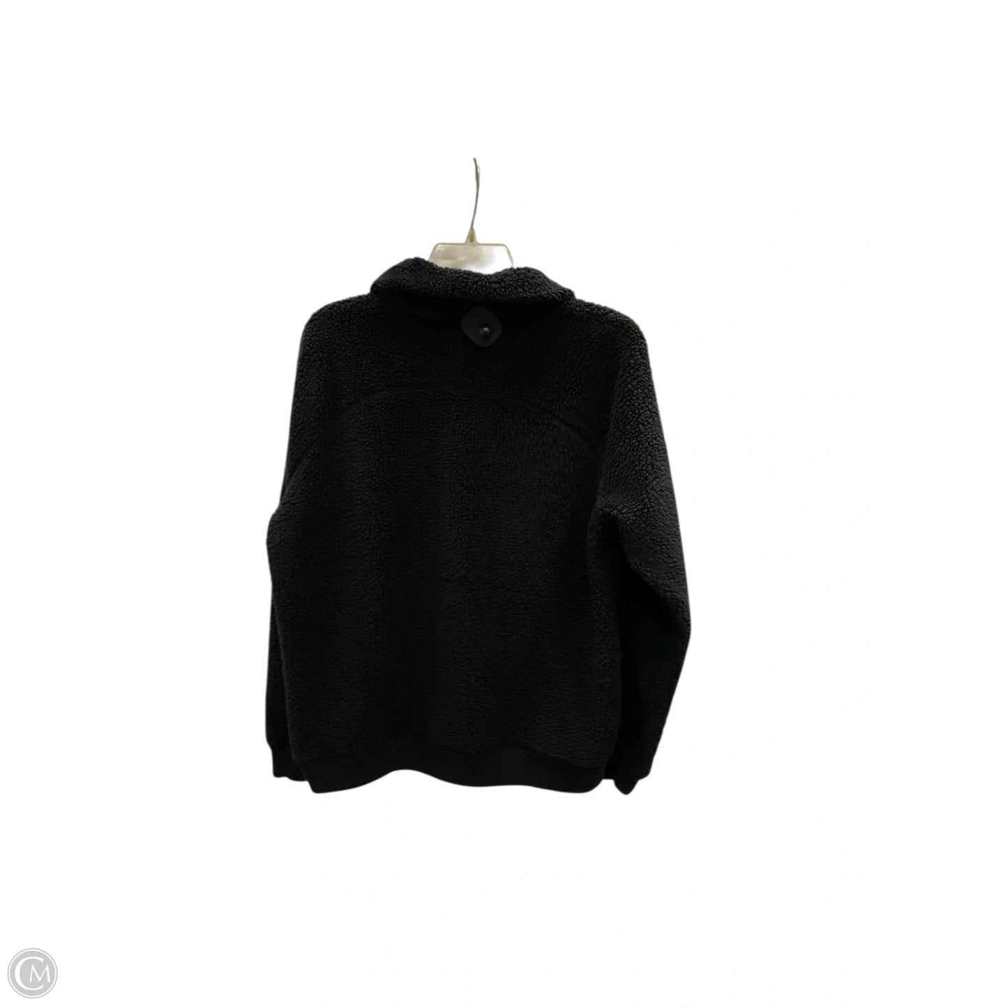 Jacket Fleece By Athleta In Black, Size: M