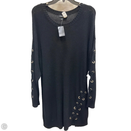 Dress Sweater By Torrid In Black, Size: 2x