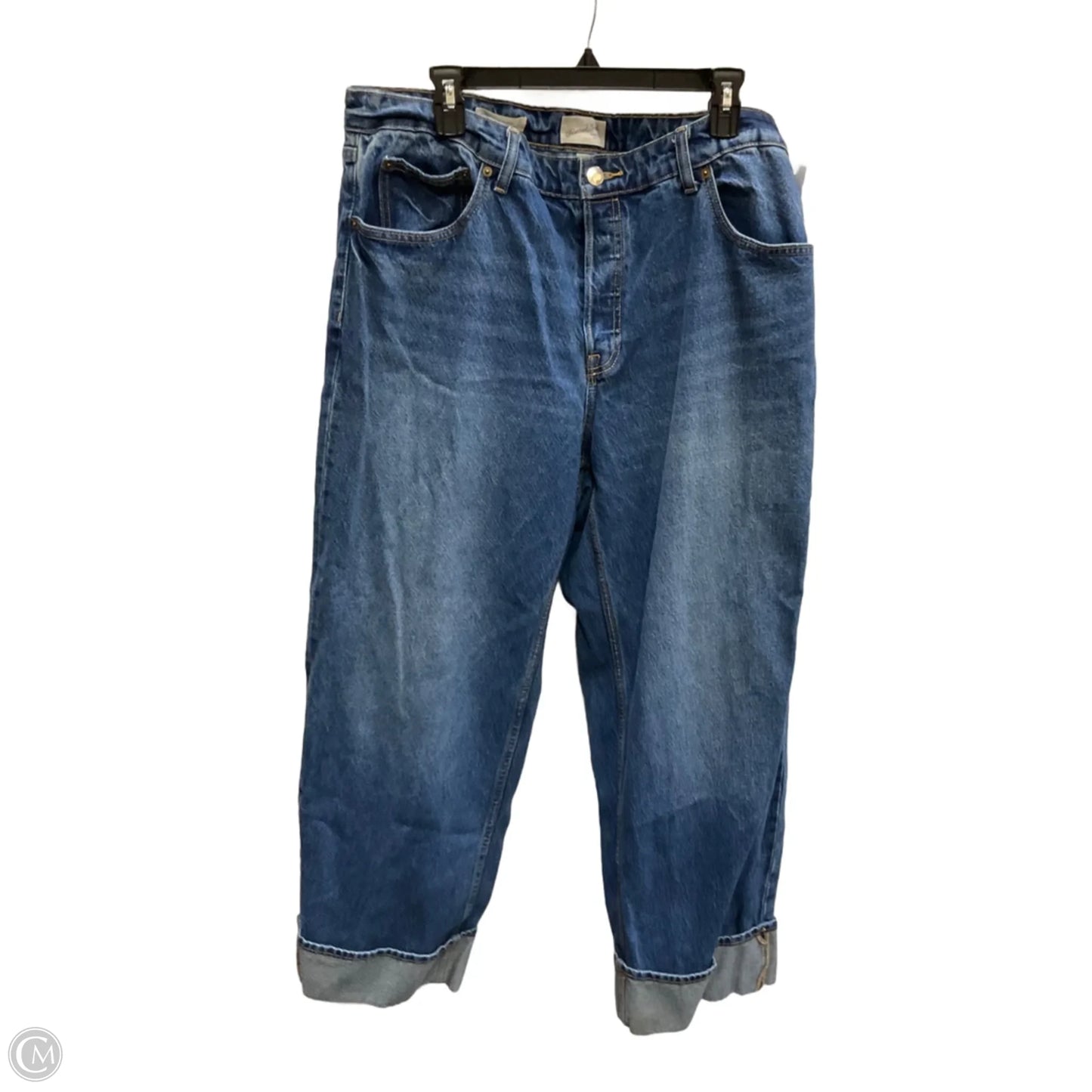 Jeans Wide Leg By Universal Thread In Blue Denim, Size: 16