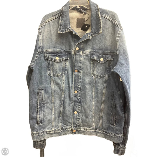 Jacket Denim By H&m In Blue Denim, Size: Xxl