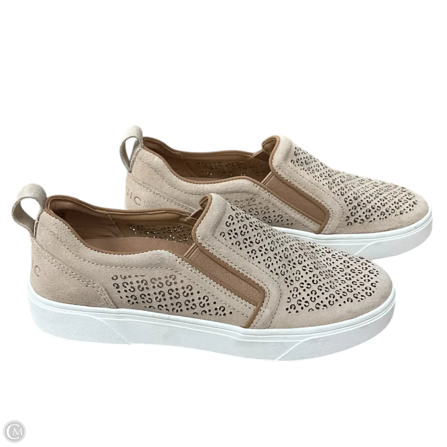 Shoes Flats By Vionic In Tan & White, Size: 7.5