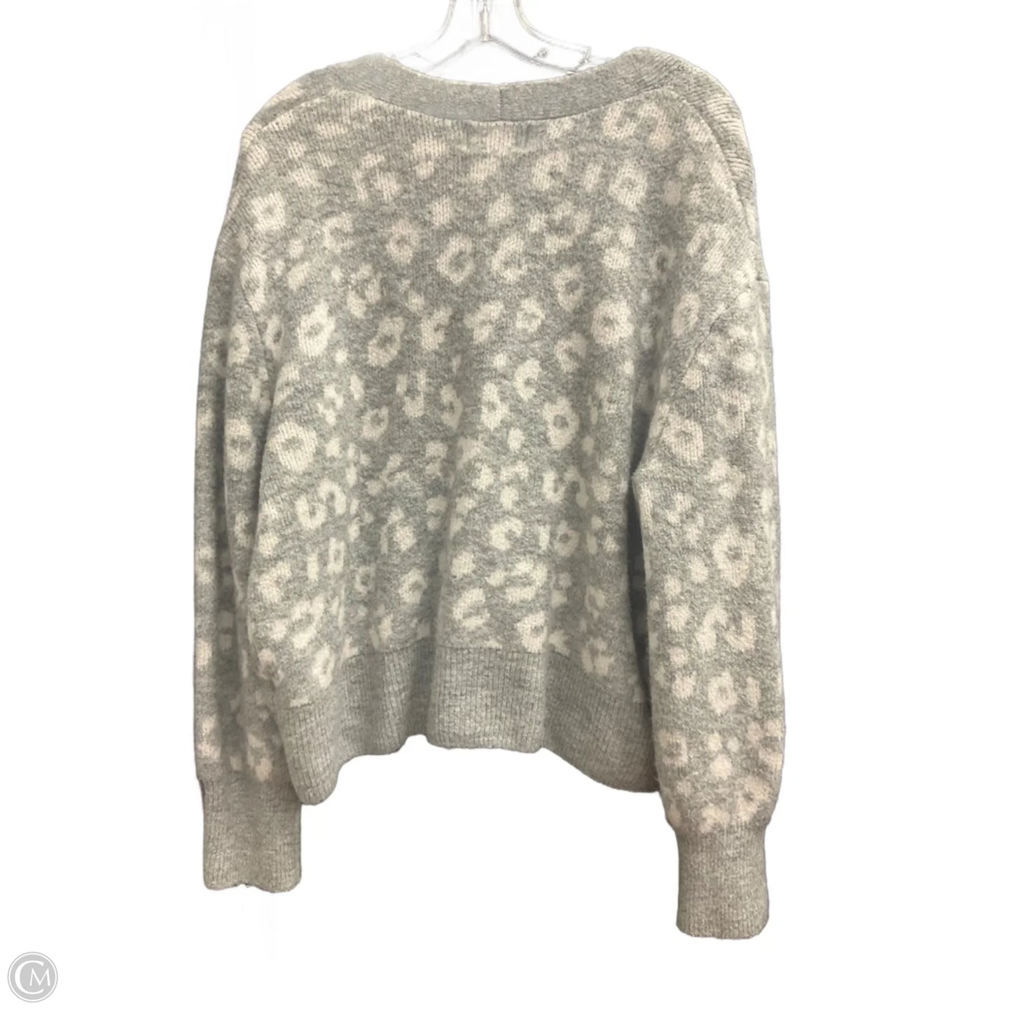 Cardigan By Old Navy In Grey & White, Size: L