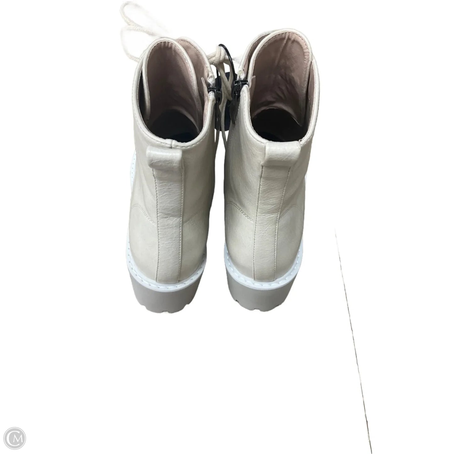 Boots Ankle Flats By Corkys In Beige, Size: 10