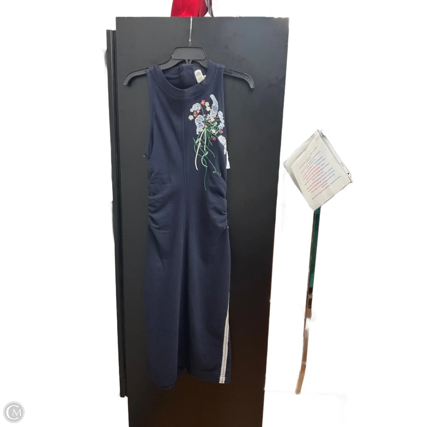 Dress Casual Midi By Daily Practice By Anthropologie In Blue & White, Size: Xxs