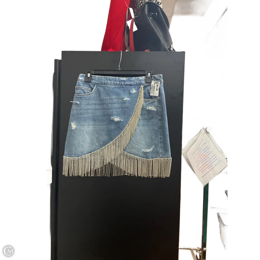 Skirt Mini & Short By Blanknyc In Blue Denim, Size: 4