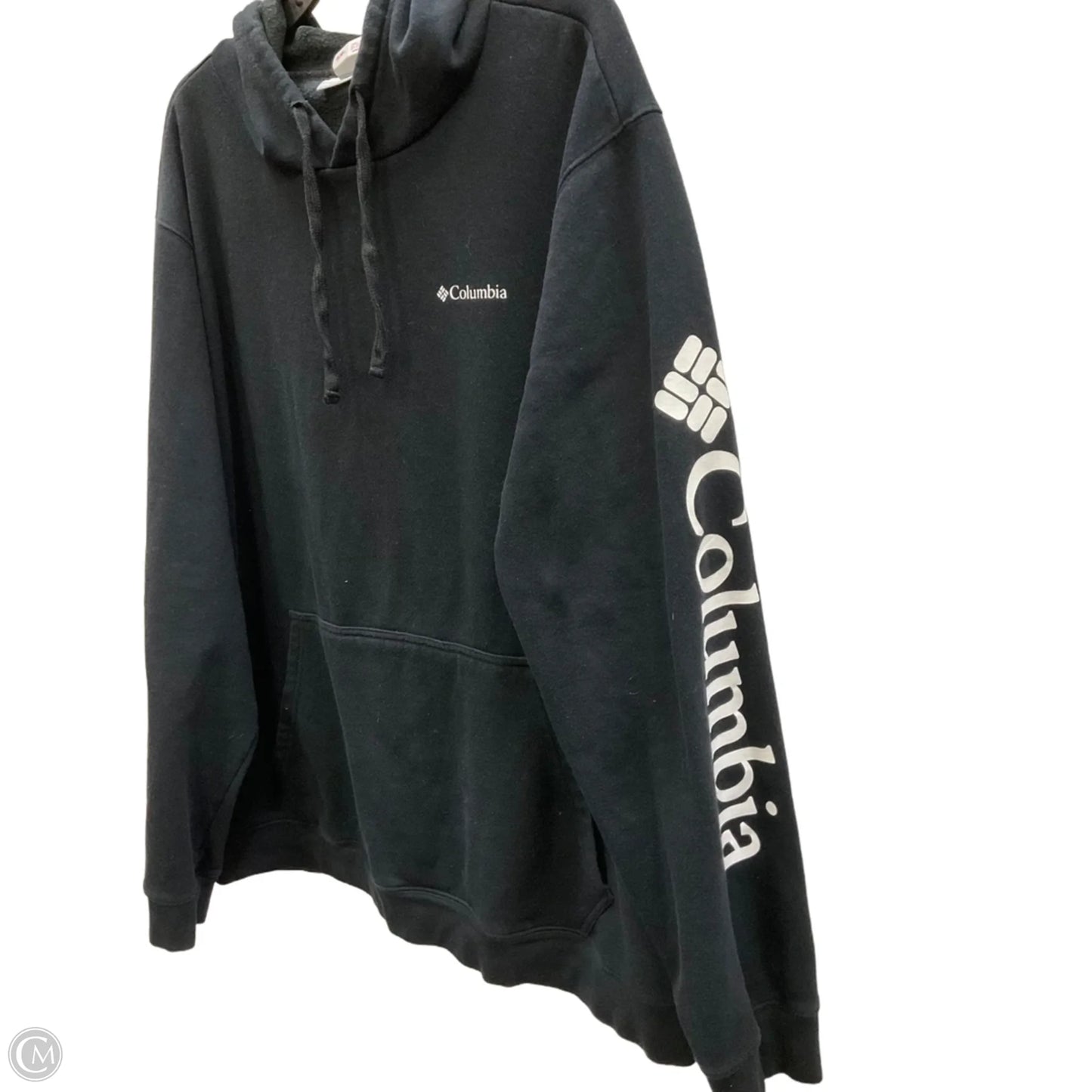 Athletic Top Long Sleeve Hoodie By Columbia In Black, Size: Xxl