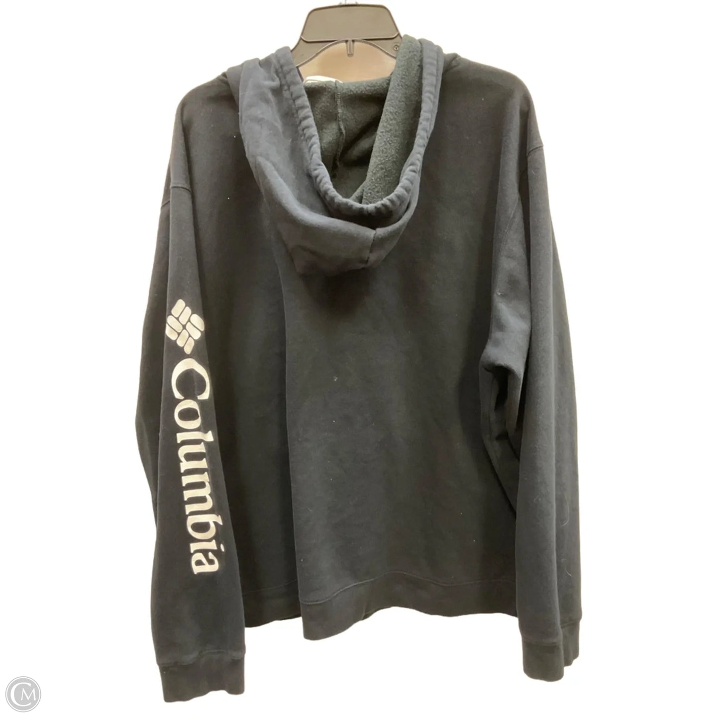 Athletic Top Long Sleeve Hoodie By Columbia In Black, Size: Xxl