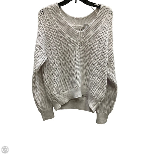 Sweater By Design History In White, Size: M