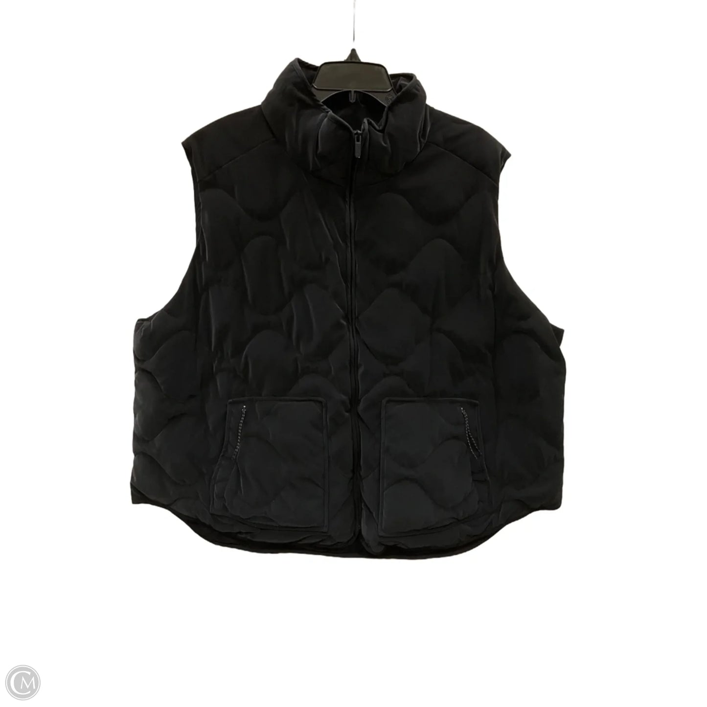 Coat Puffer & Quilted By Flx In Black, Size: 2x
