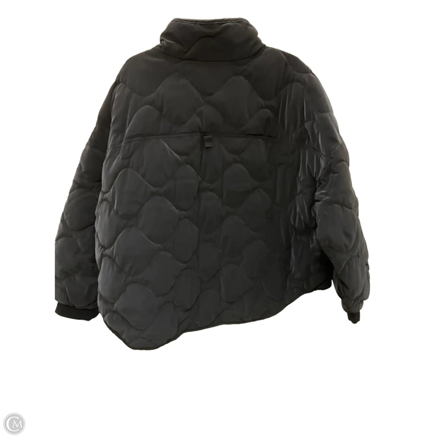 Coat Puffer & Quilted By Flx In Black, Size: 2x