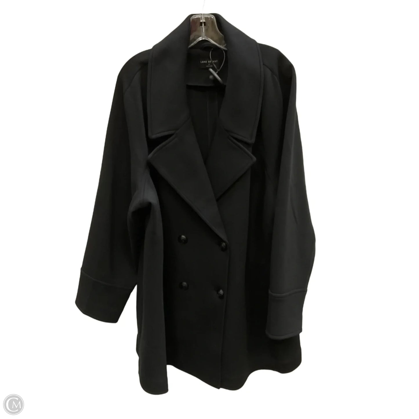 Coat Peacoat By Lane Bryant In Black, Size: 3x