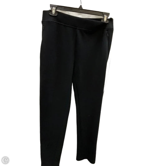 Athletic Pants By Chicos In Black & White, Size: M