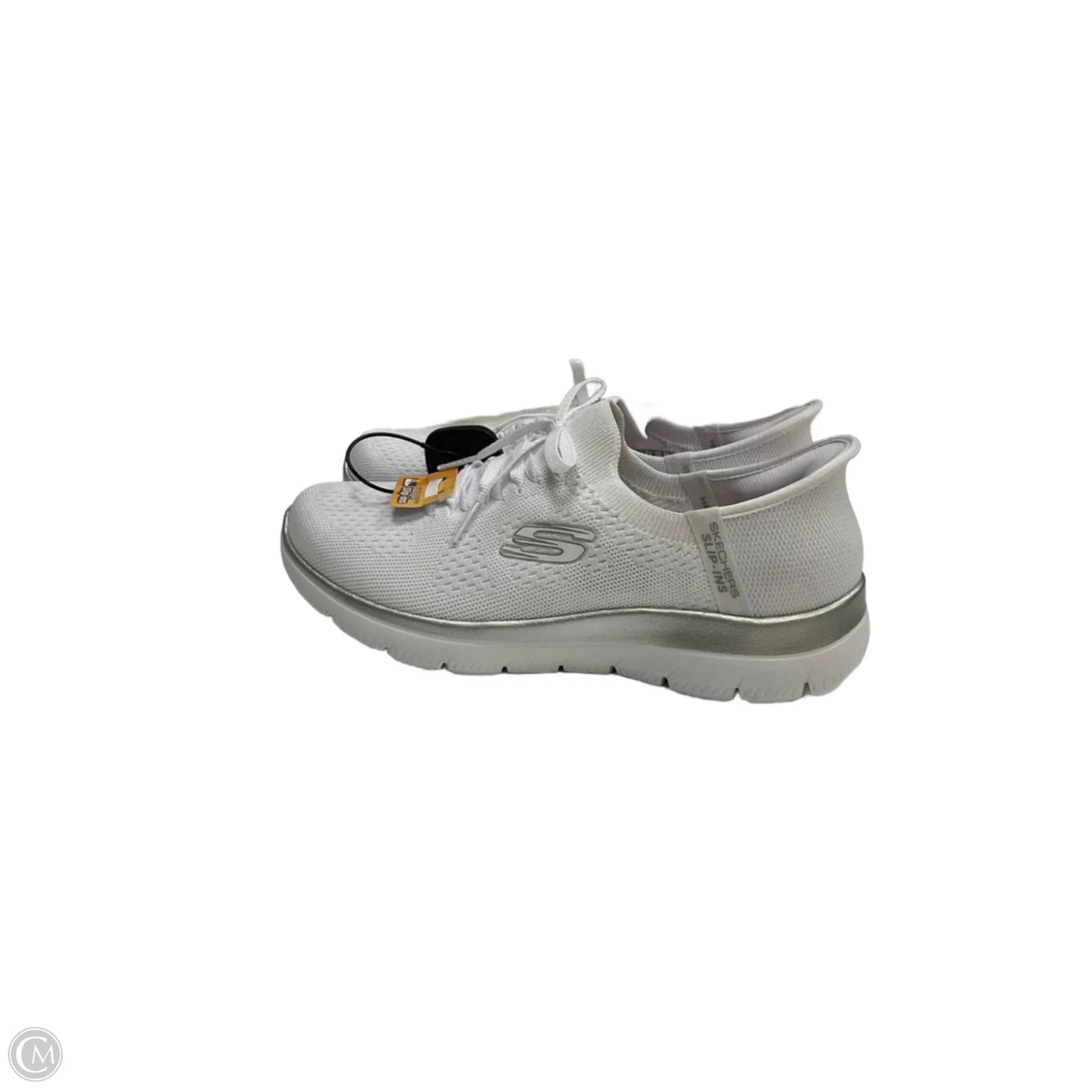 Shoes Athletic By Skechers In White, Size: 8