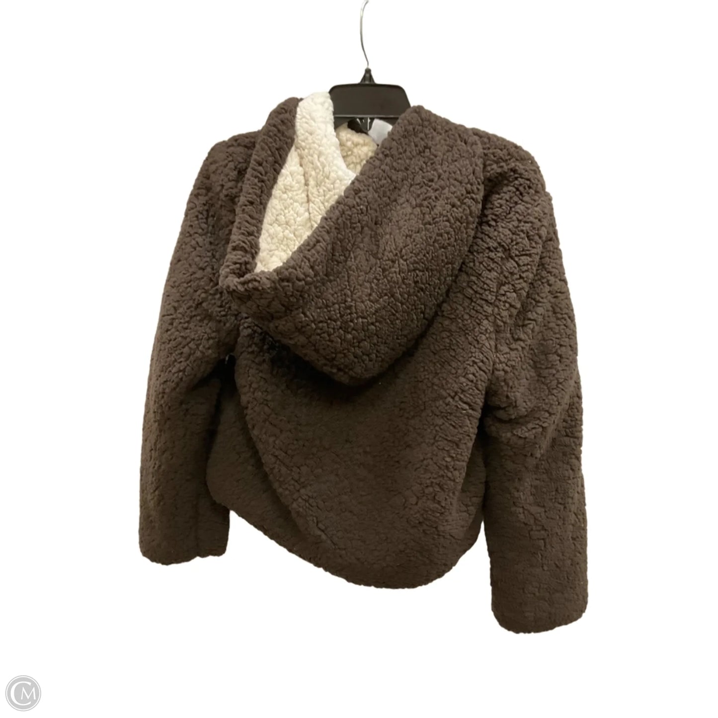 Jacket Faux Fur & Sherpa By Me Jane In Brown, Size: L