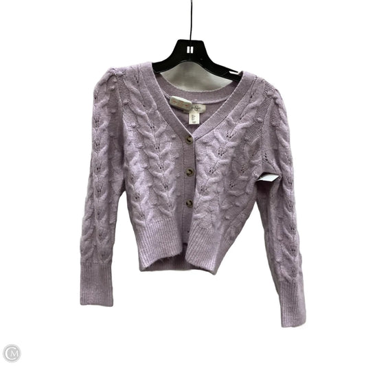 Cardigan By Jessica Simpson In Purple, Size: S