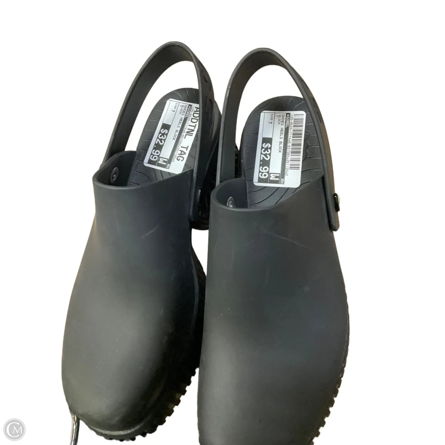 Shoes Heels Block By Sorel In Black, Size: 7