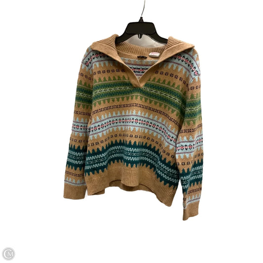 Top Long Sleeve By Talbots In Multi-colored, Size: Xl