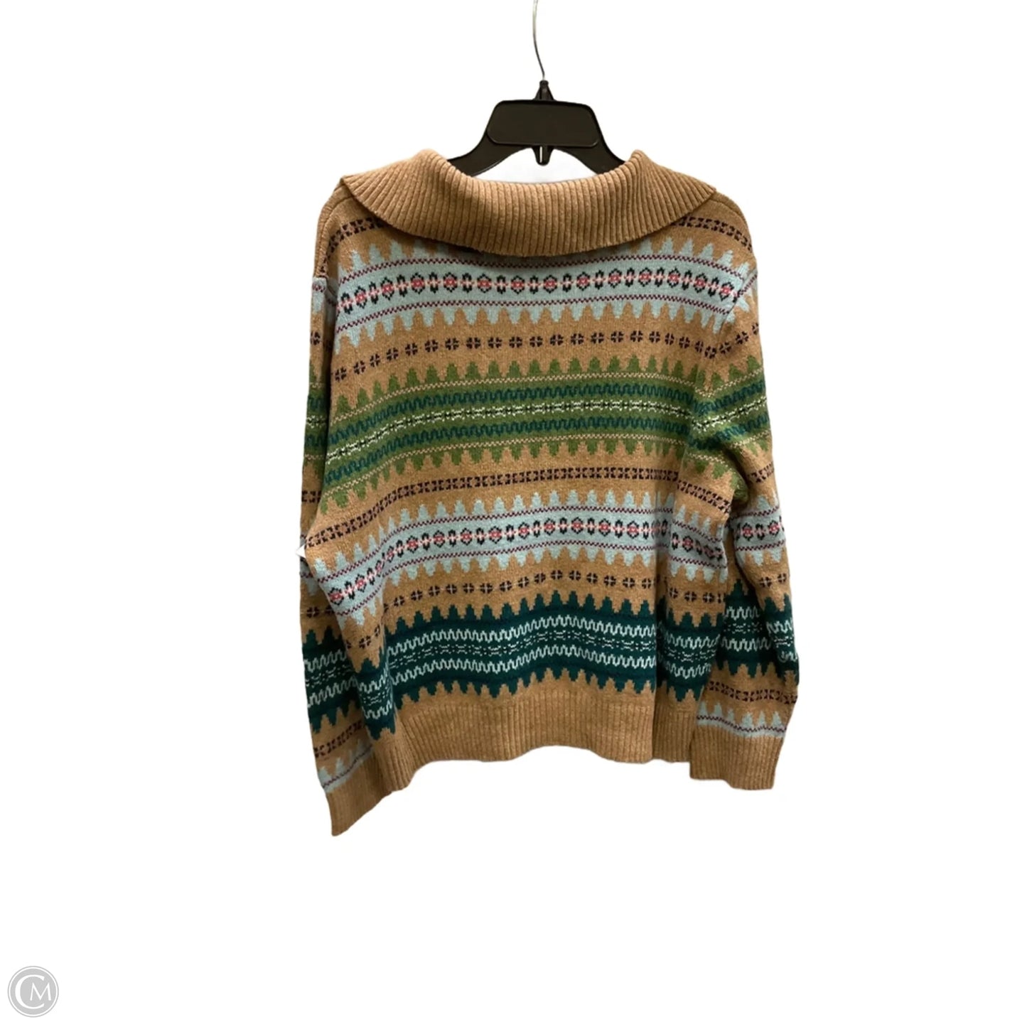 Top Long Sleeve By Talbots In Multi-colored, Size: Xl