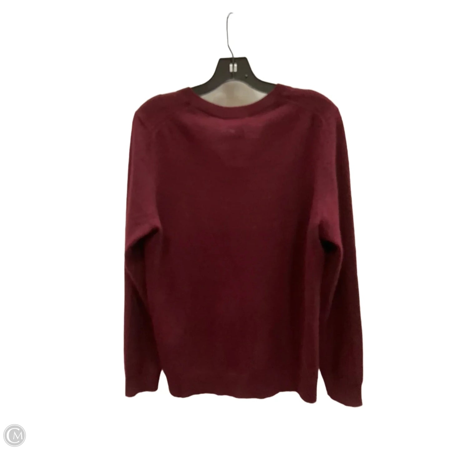 Sweater Cashmere By Charter Club In Maroon, Size: L