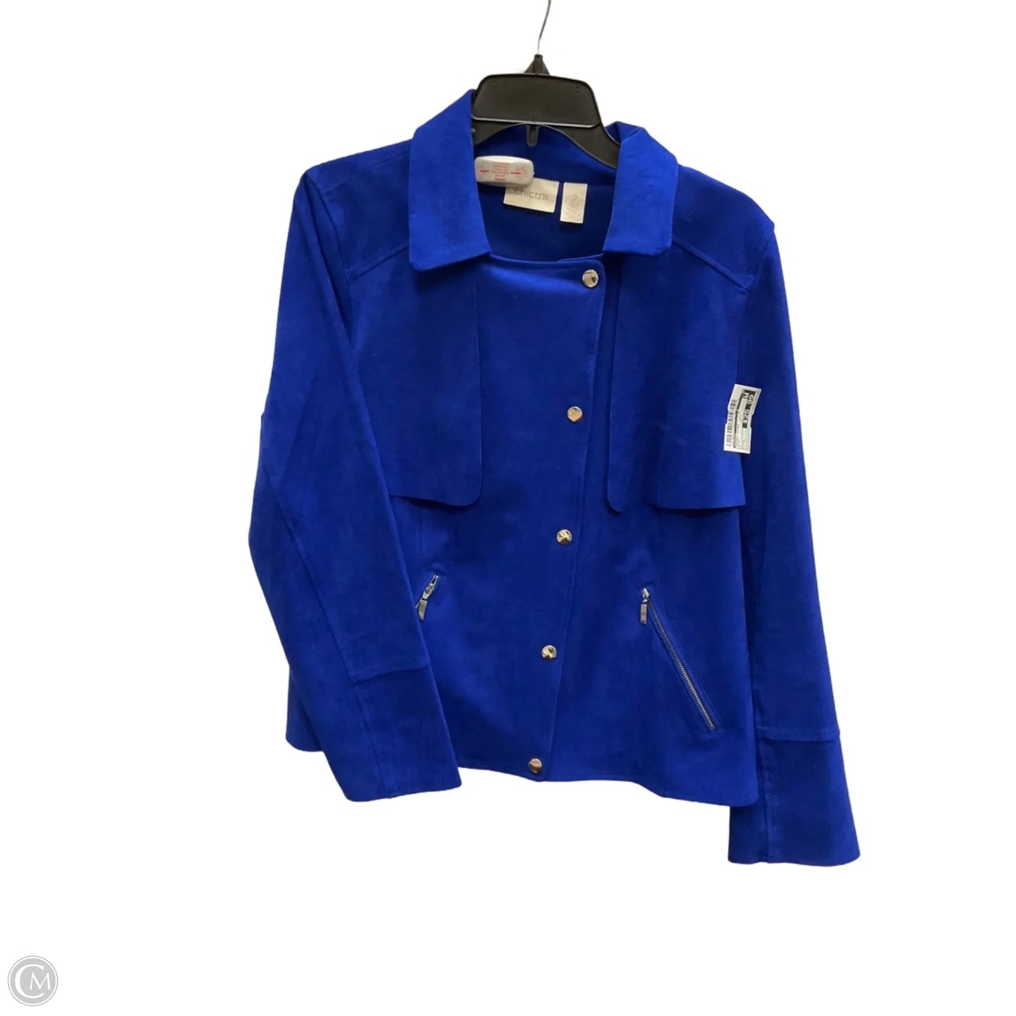 Jacket Other By Chicos In Blue, Size: L