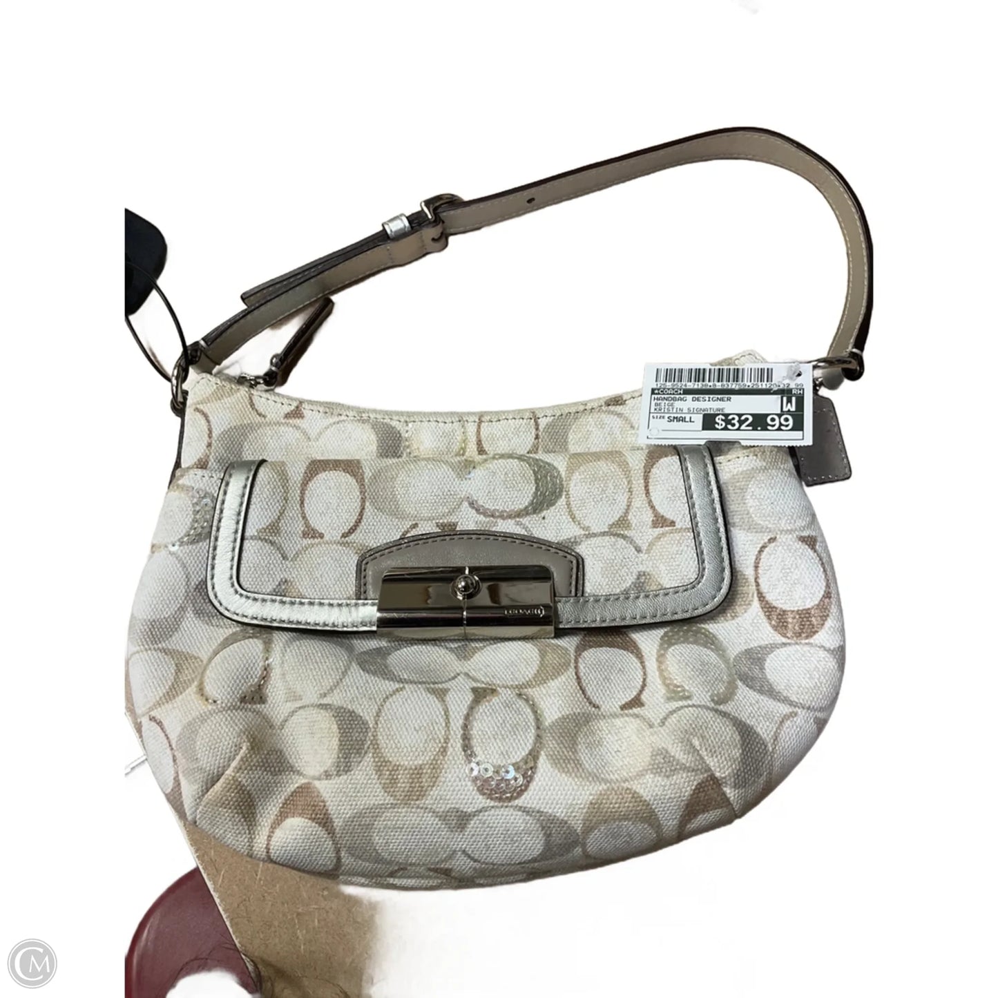 Handbag Designer By Coach, Size: Small