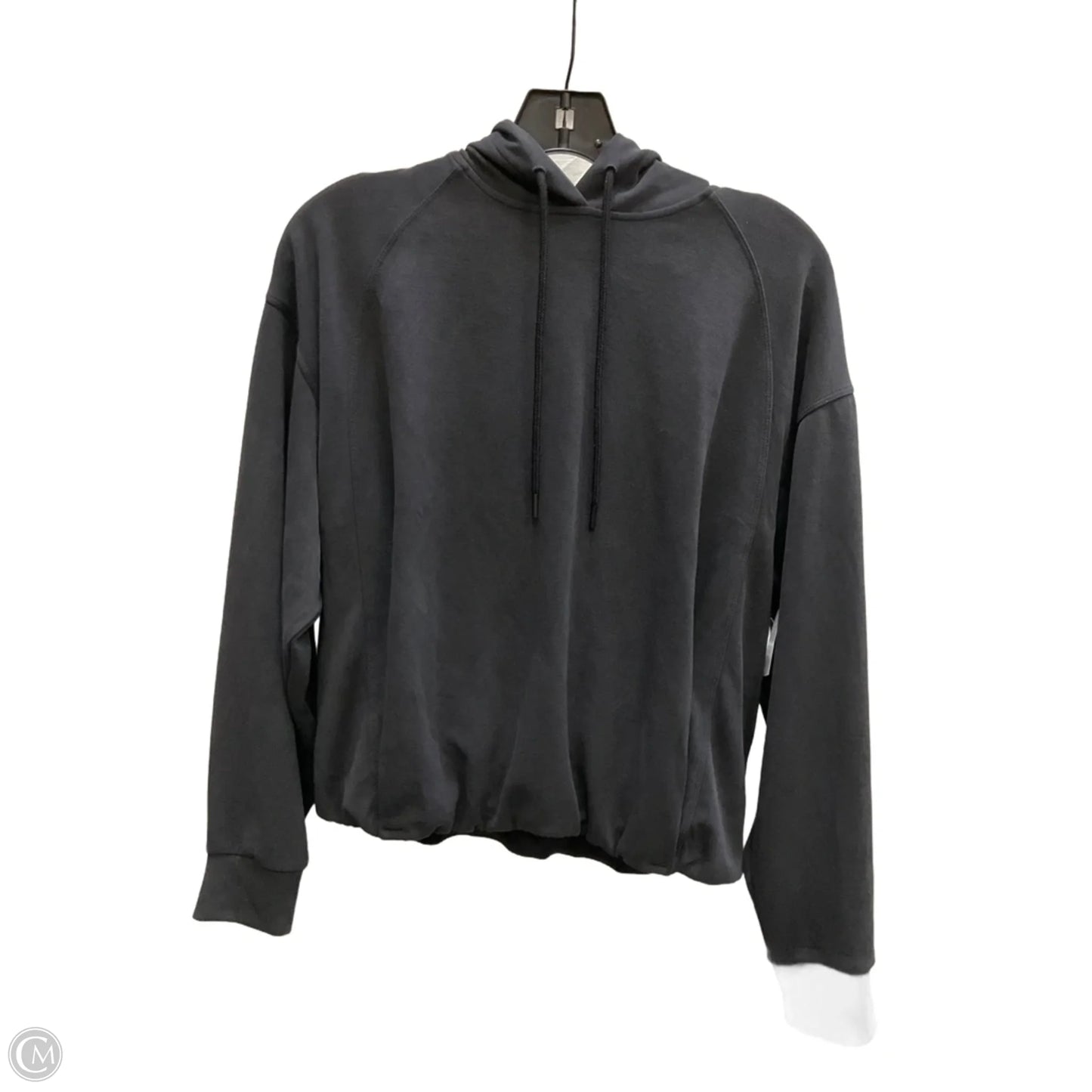 Athletic Top Long Sleeve Hoodie By Athleta In Grey, Size: Sp