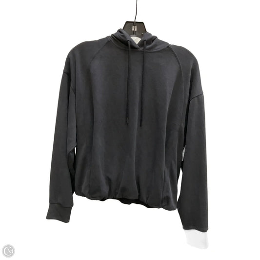 Athletic Top Long Sleeve Hoodie By Athleta In Grey, Size: Sp