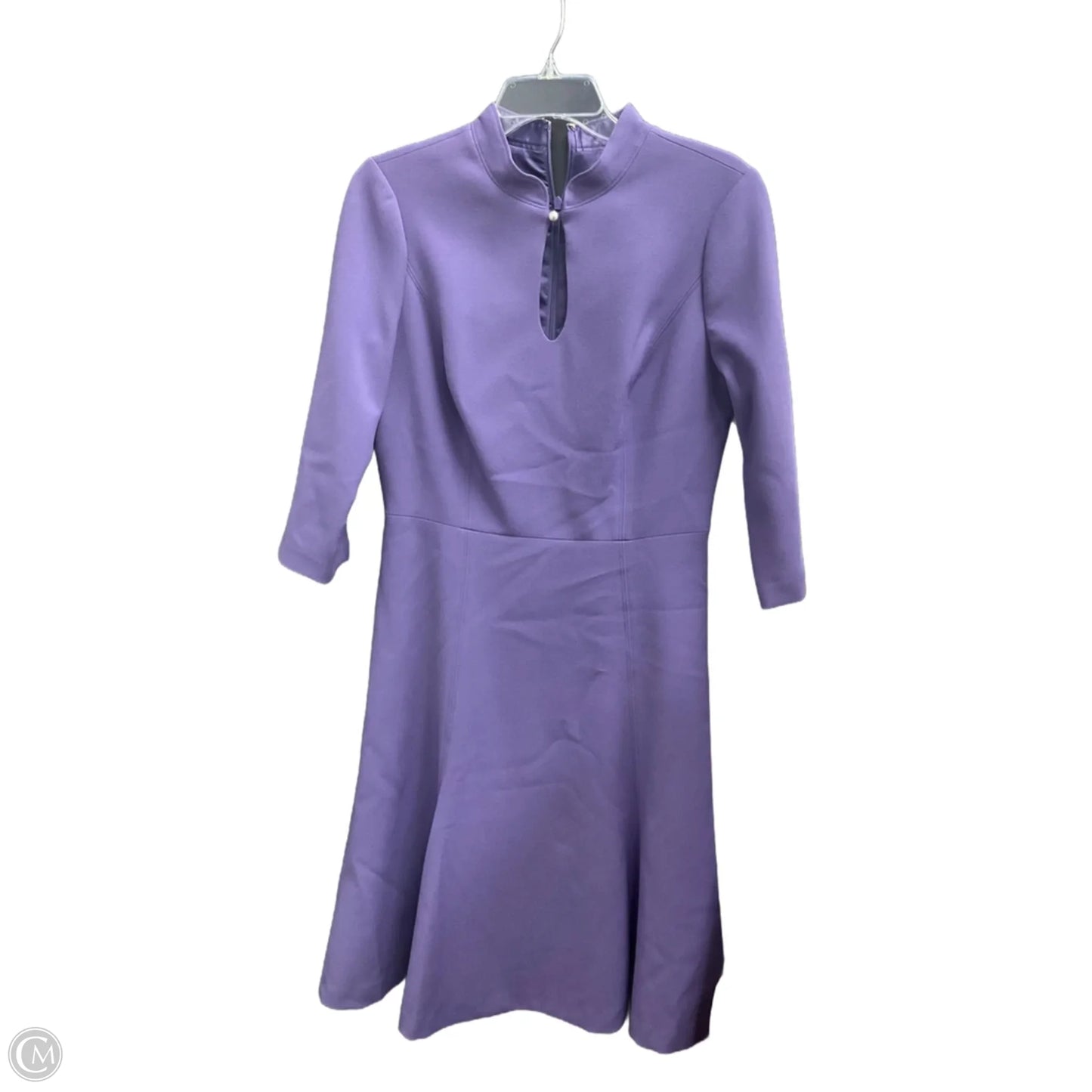 Dress Casual Midi By White House Black Market In Purple, Size: 6