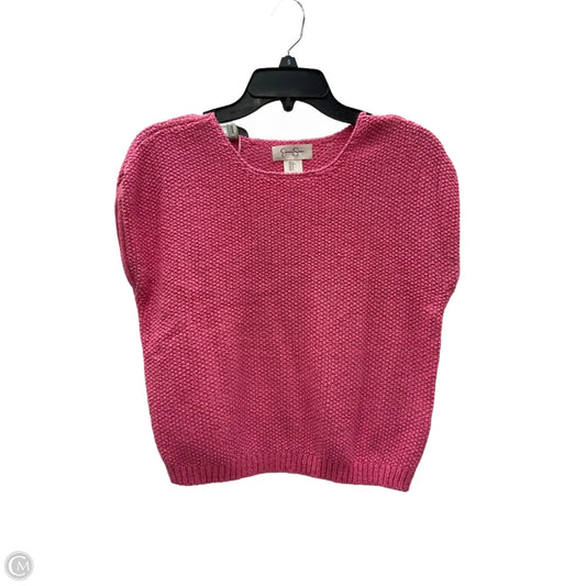 Vest Sweater By Jessica Simpson In Pink, Size: S