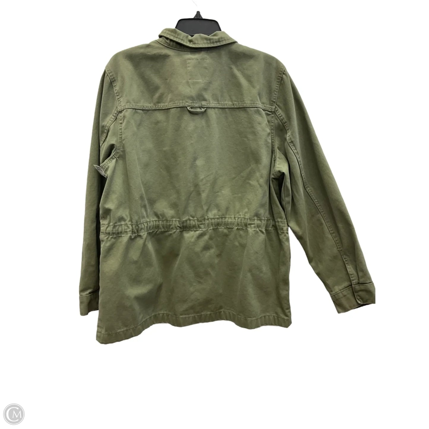 Jacket Denim By Vintage America In Green Denim, Size: Xl