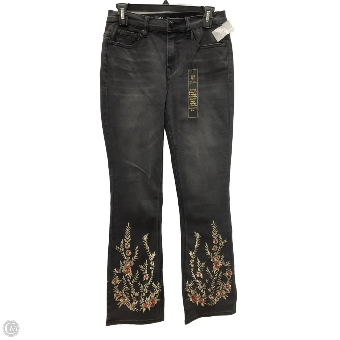 Jeans Flared By Dg2 In Grey Denim, Size: 4