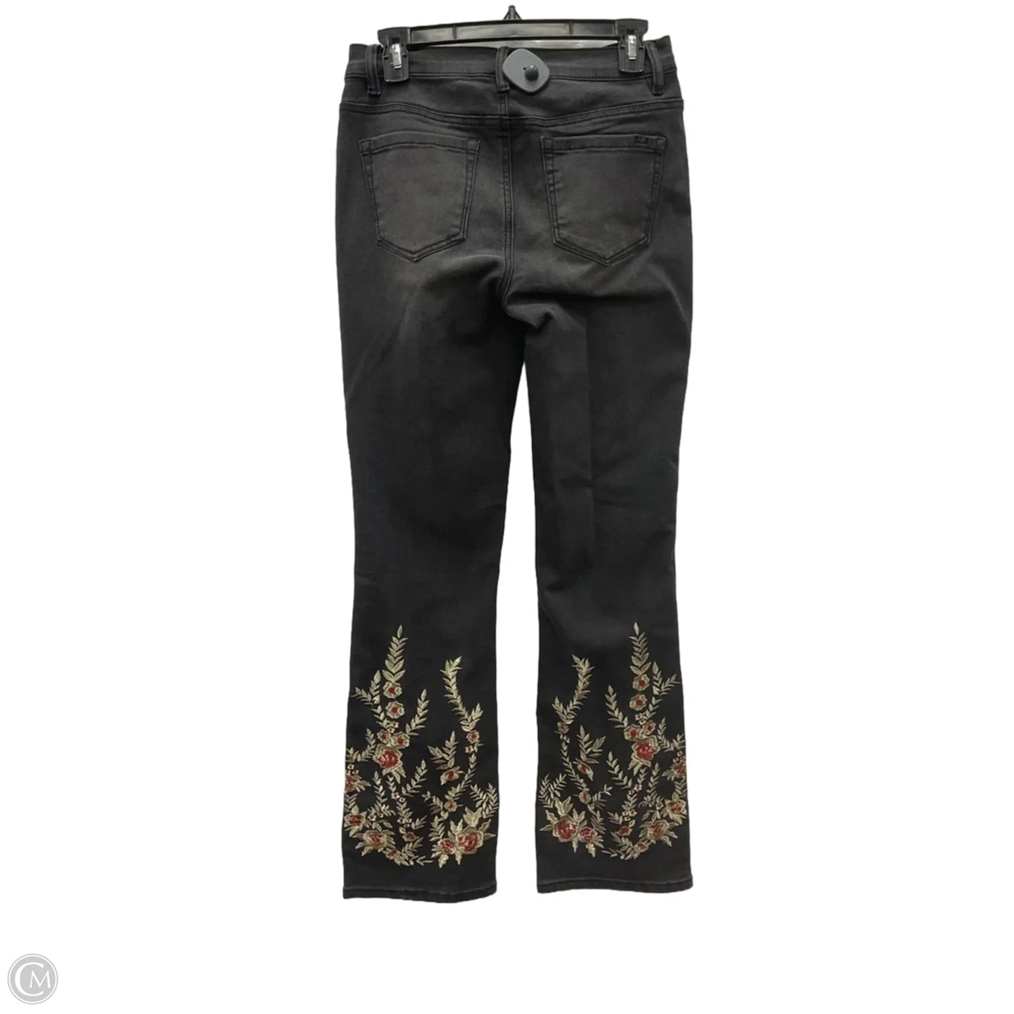 Jeans Flared By Dg2 In Grey Denim, Size: 4