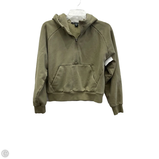 Athletic Top Long Sleeve Hoodie By Athleta In Green, Size: Sp