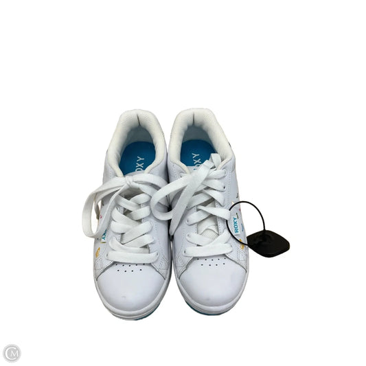 Shoes Sneakers By Roxy In Blue & White, Size: 6.5