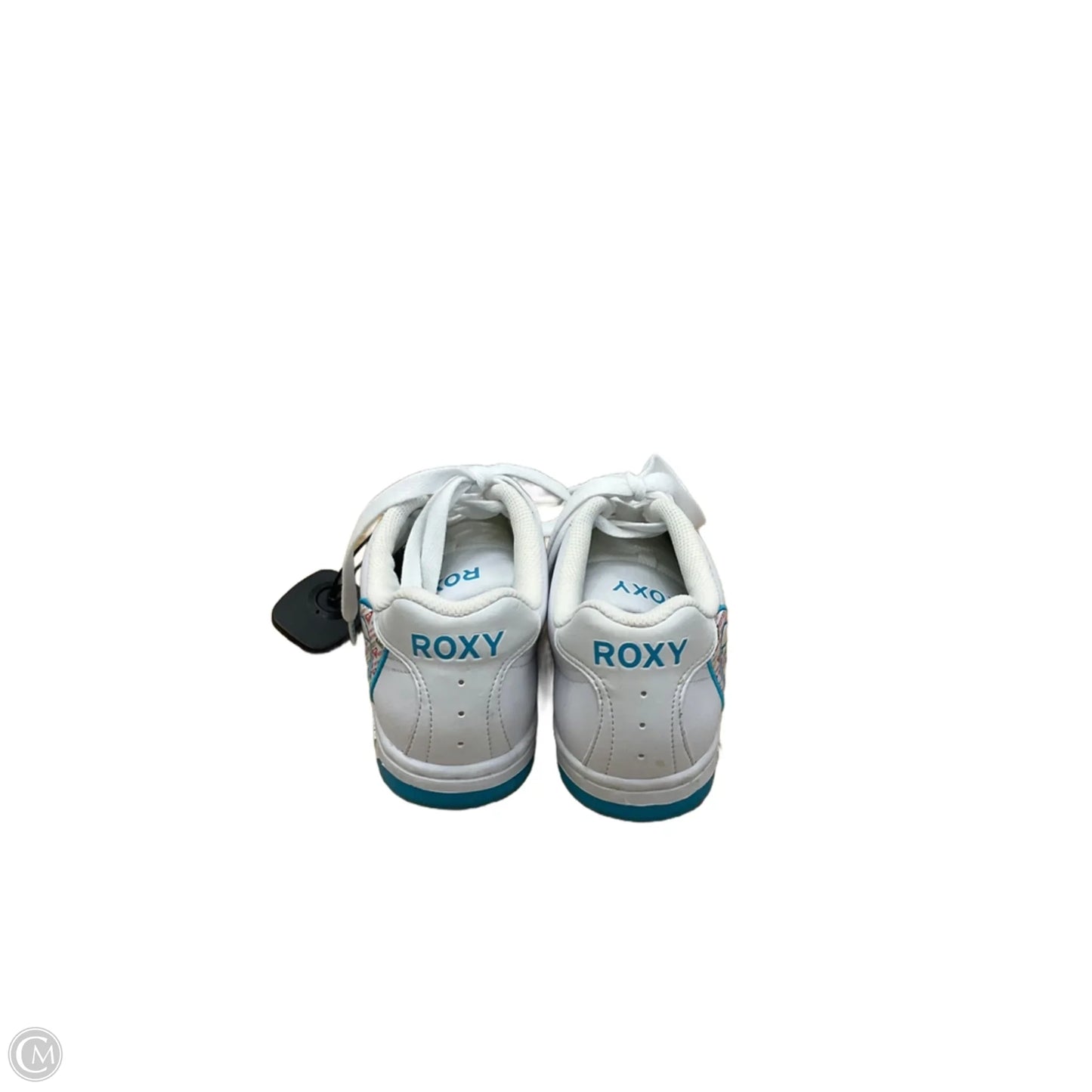 Shoes Sneakers By Roxy In Blue & White, Size: 6.5