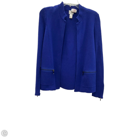 Cardigan By Chicos In Blue, Size: M
