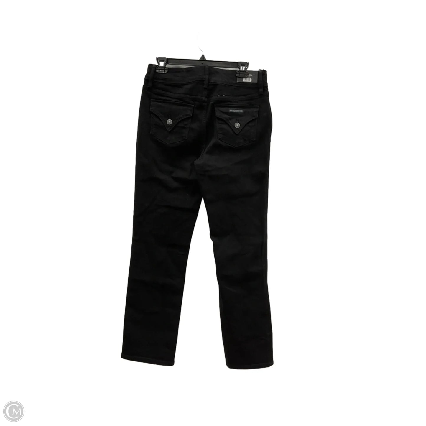 Jeans Boot Cut By Hudson In Black Denim, Size: 8