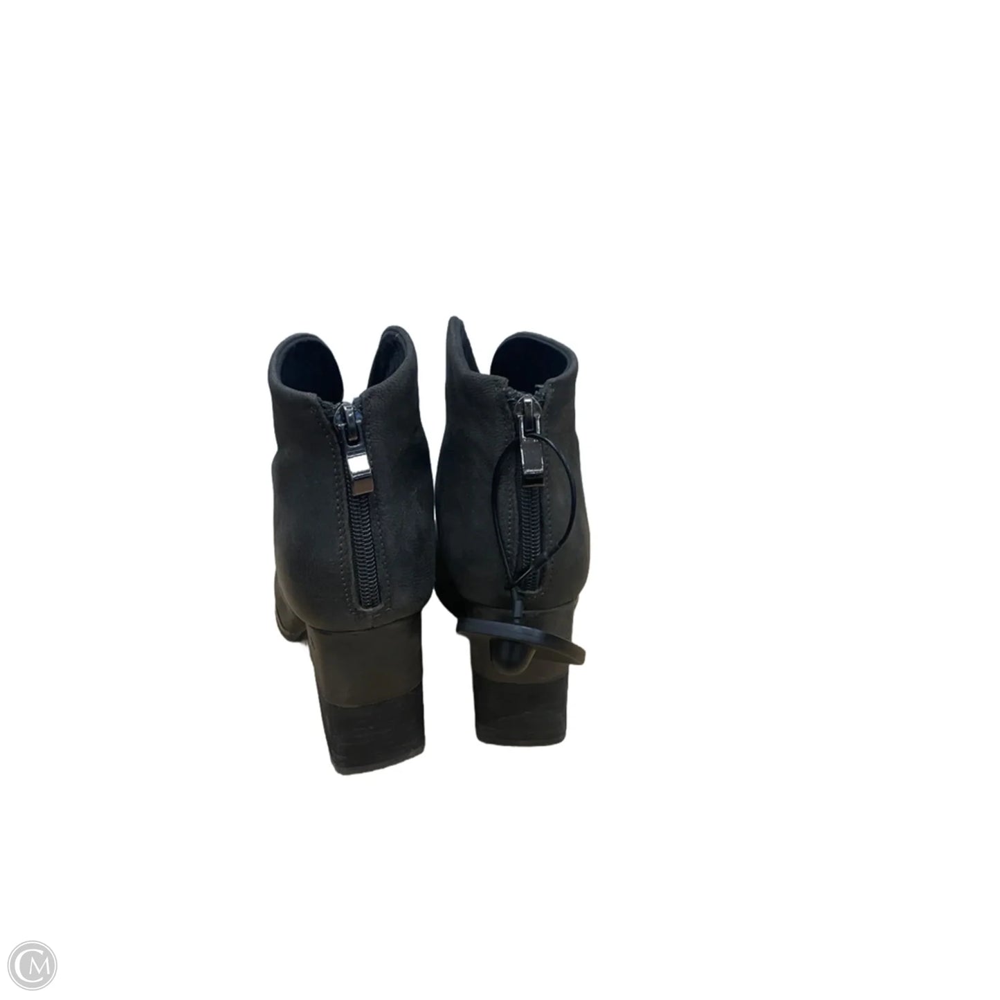 Boots Ankle Heels By Cma In Grey, Size: 8.5