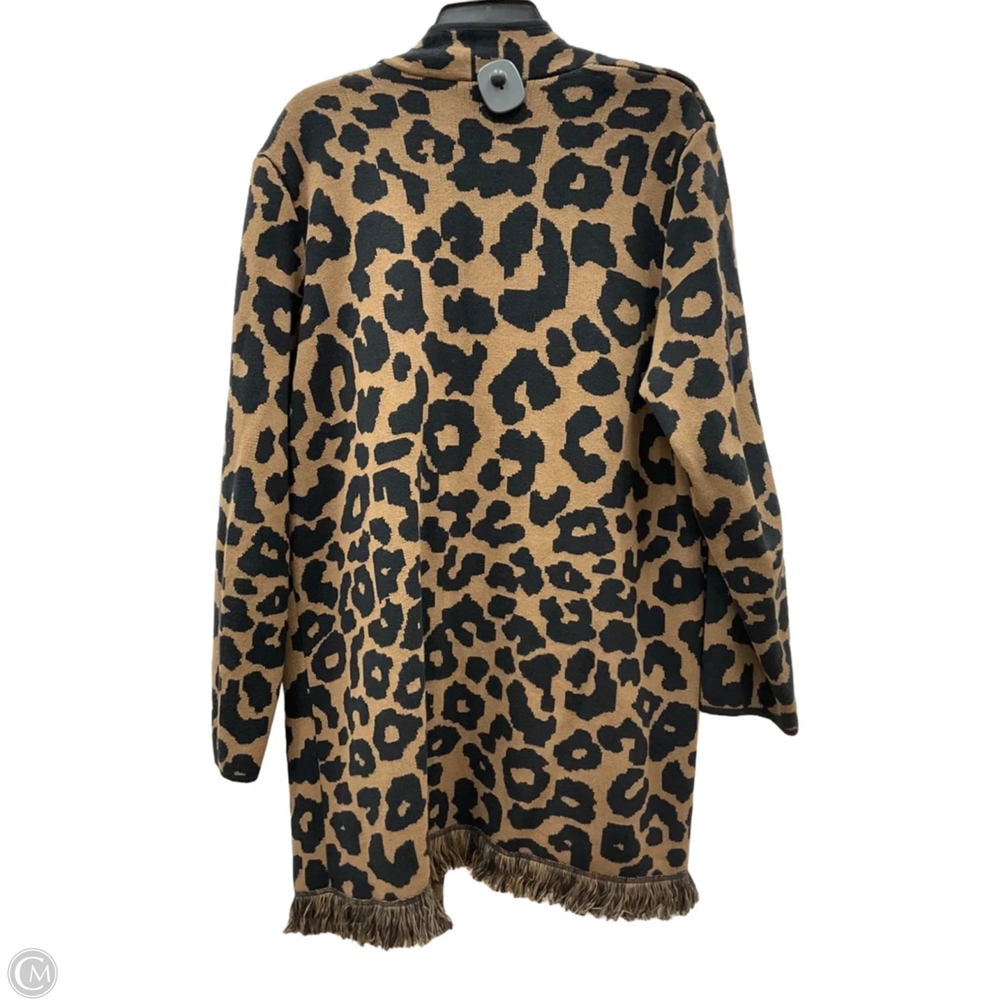 Cardigan By Chicos In Animal Print, Size: Xl