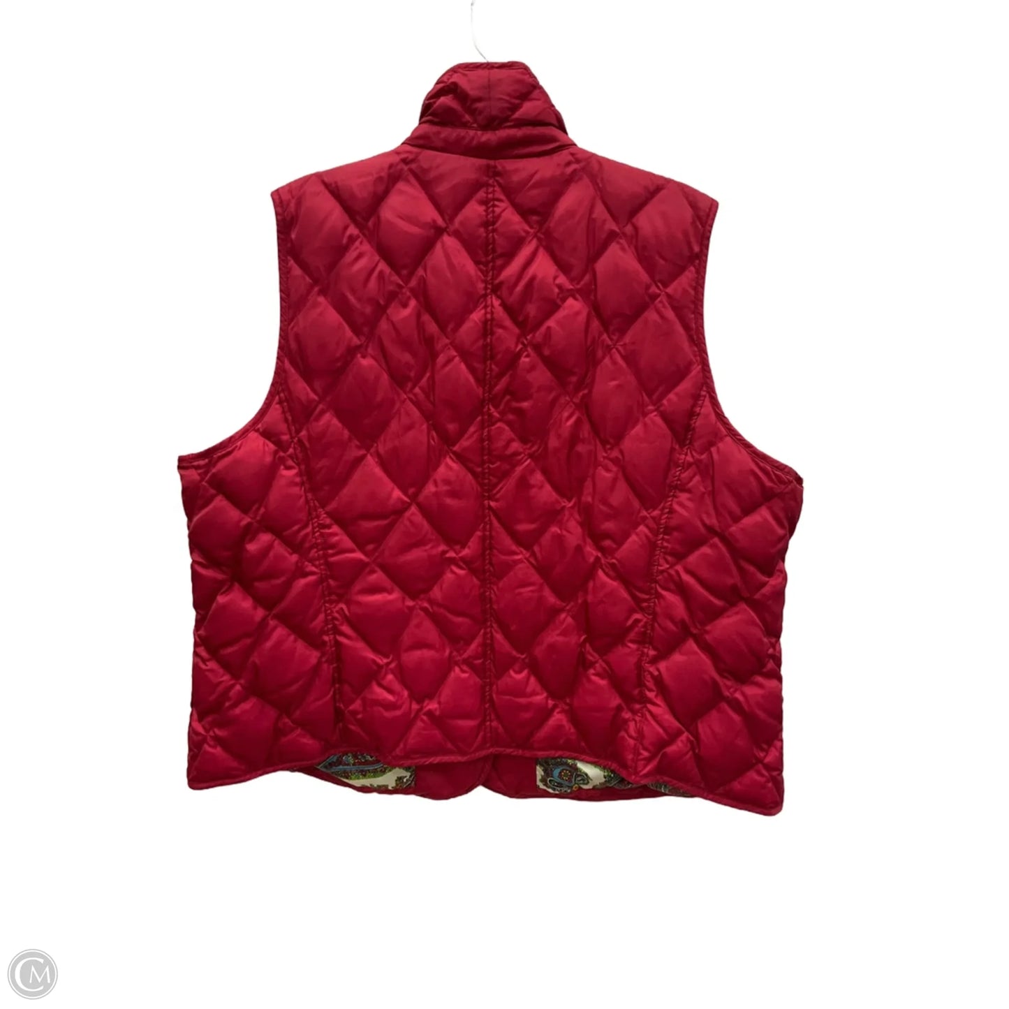 Vest Puffer & Quilted By Talbots In Red, Size: 3x