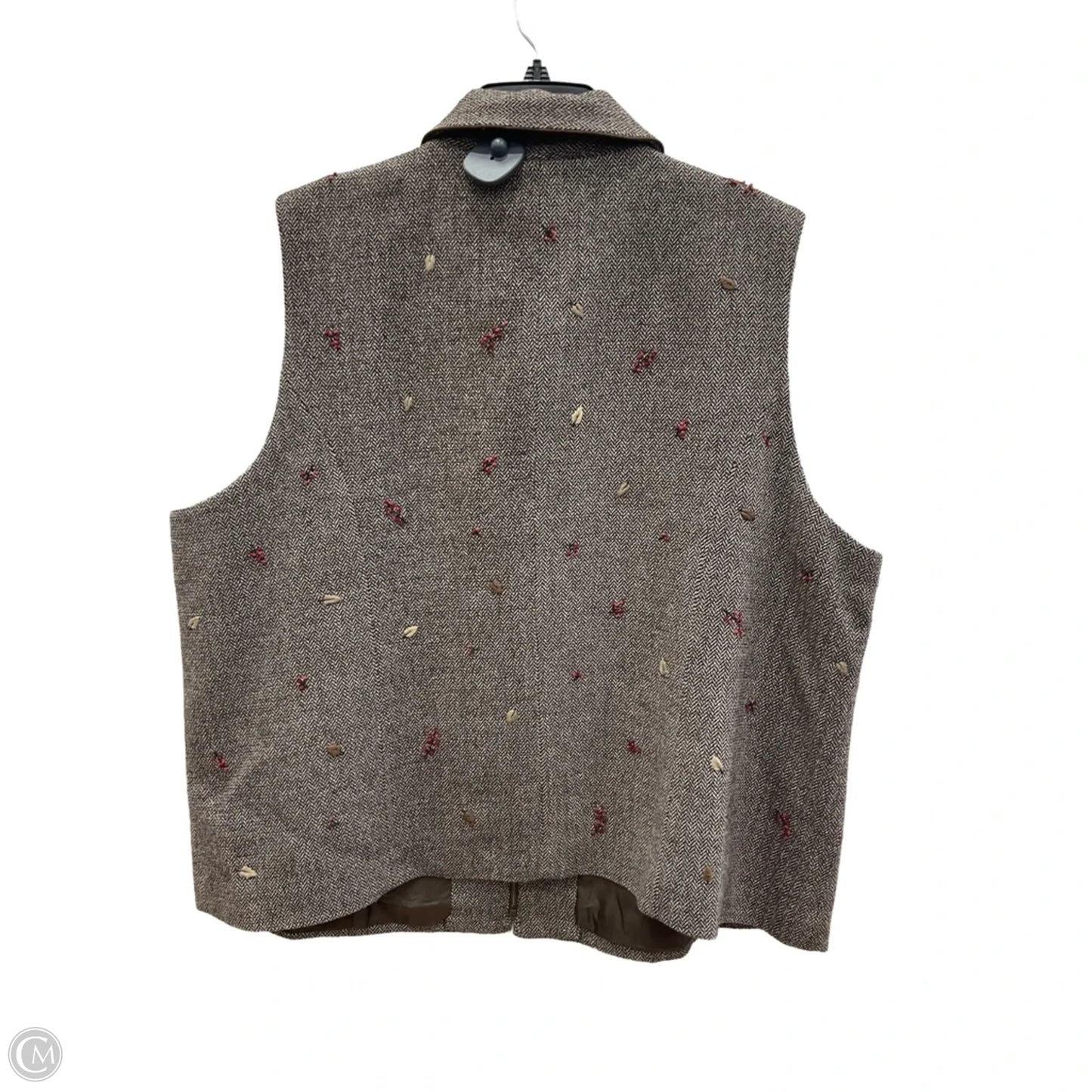 Vest Other By Talbots In Brown, Size: 3x