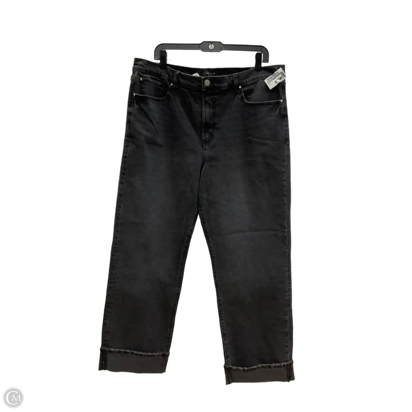 Jeans Boyfriend By Ann Taylor In Grey Denim, Size: 14