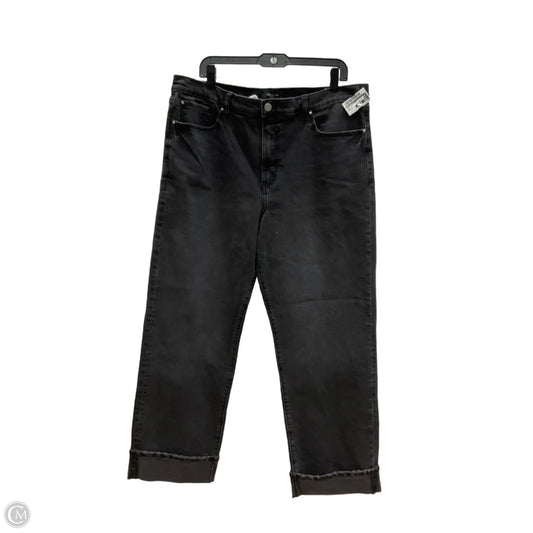 Jeans Boyfriend By Ann Taylor In Grey Denim, Size: 14