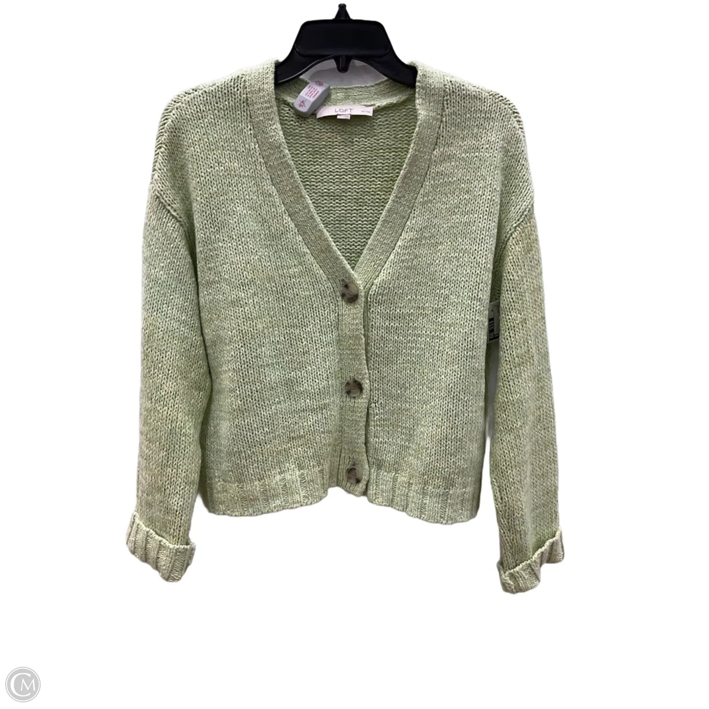 Cardigan By Loft In Green, Size: Mp