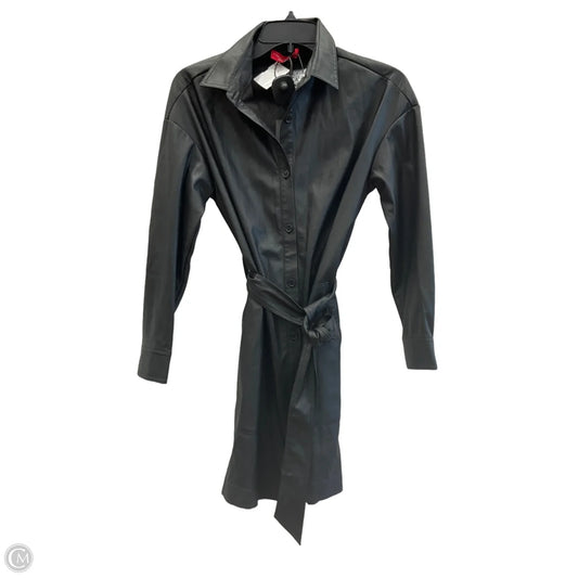 Dress Casual Midi By Anthropologie In Black, Size: Xs