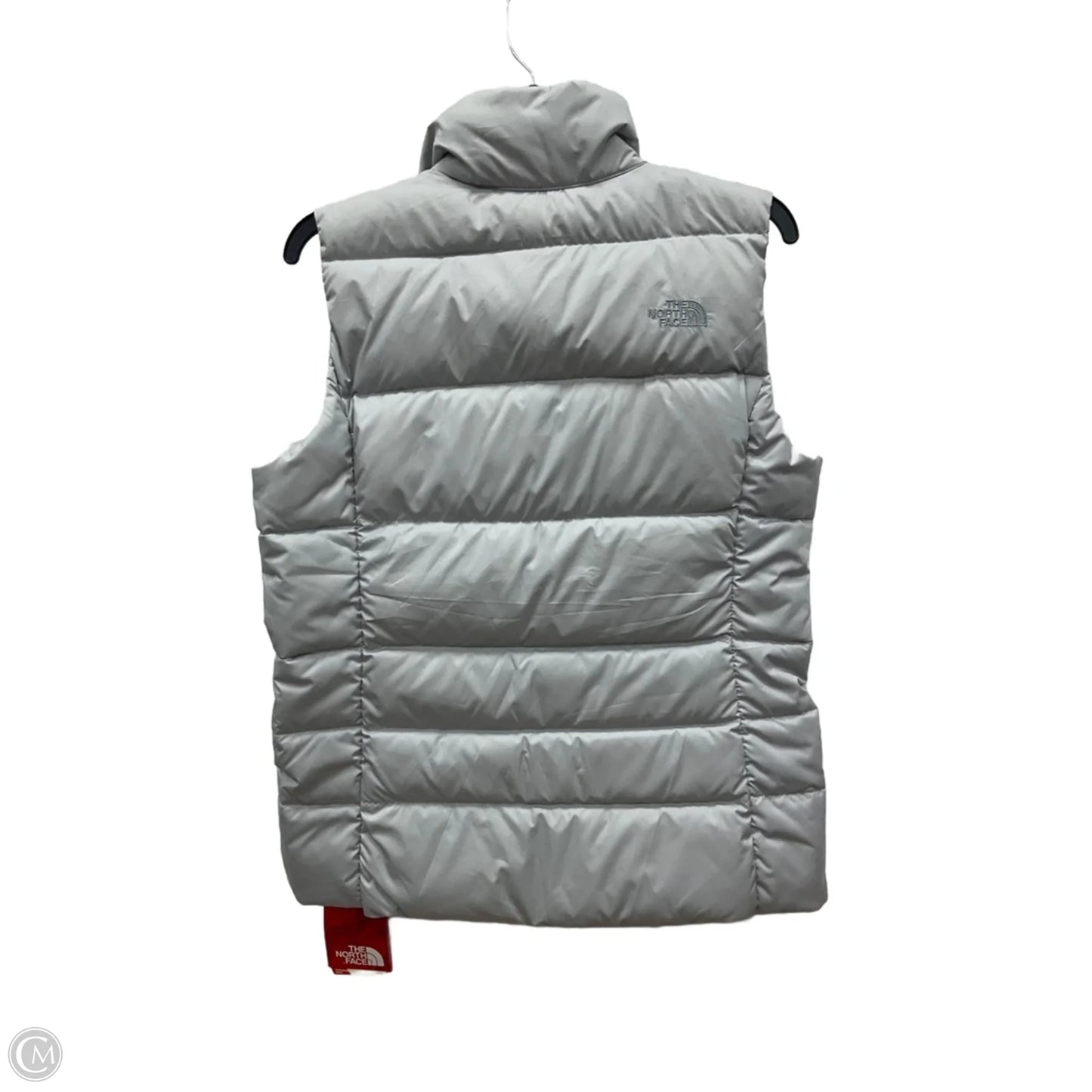 Vest Puffer & Quilted By The North Face In Grey, Size: M